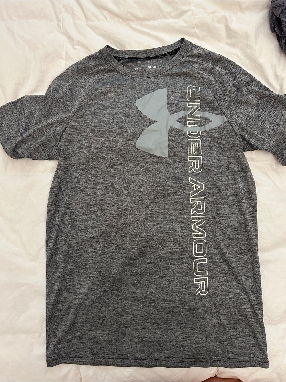 Nike Boys' Purple Heather Short Sleeve Tee - Just Do It.
